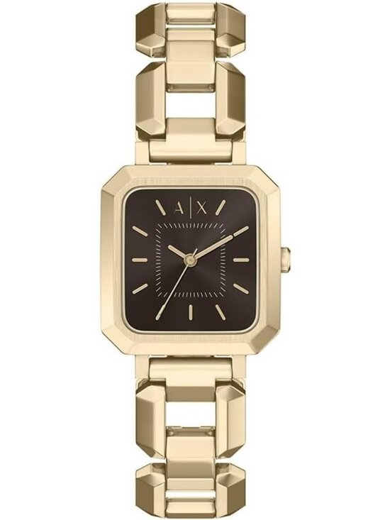 Accessories - Women's Gold Leila Quartz Brown Dial Analog Quartz Bracelet Fashion Wrist Watch